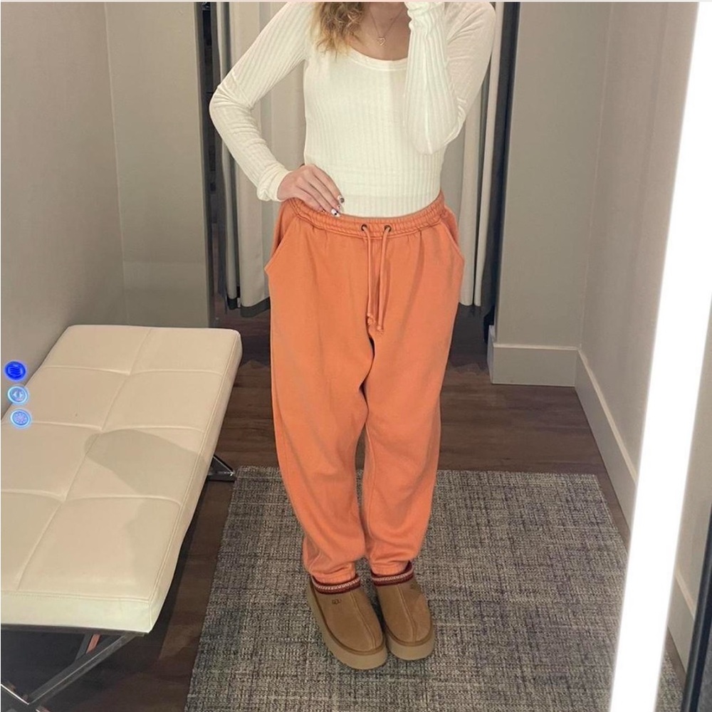 Missguided + Vibrant Orange Joggers
